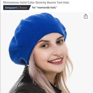 Reemonde Women’s Beret Hat Wool Knitted Cap